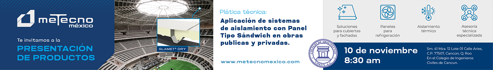 Banner de Metecno México