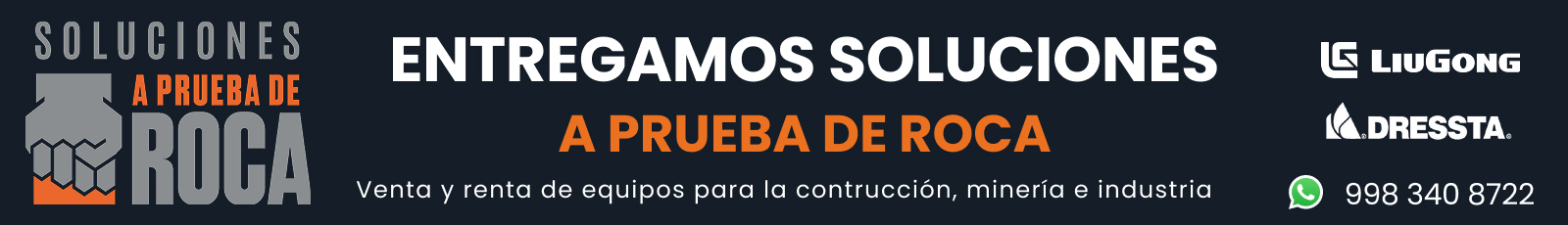 Banner de Soluciones a Prueba de Roca