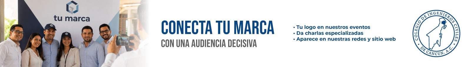 Banner de Colegio de Ingenieros Civiles de Cancún