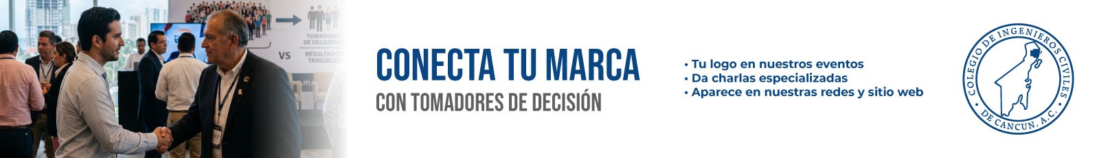 Banner de Colegio de Ingenieros Civiles de Cancún